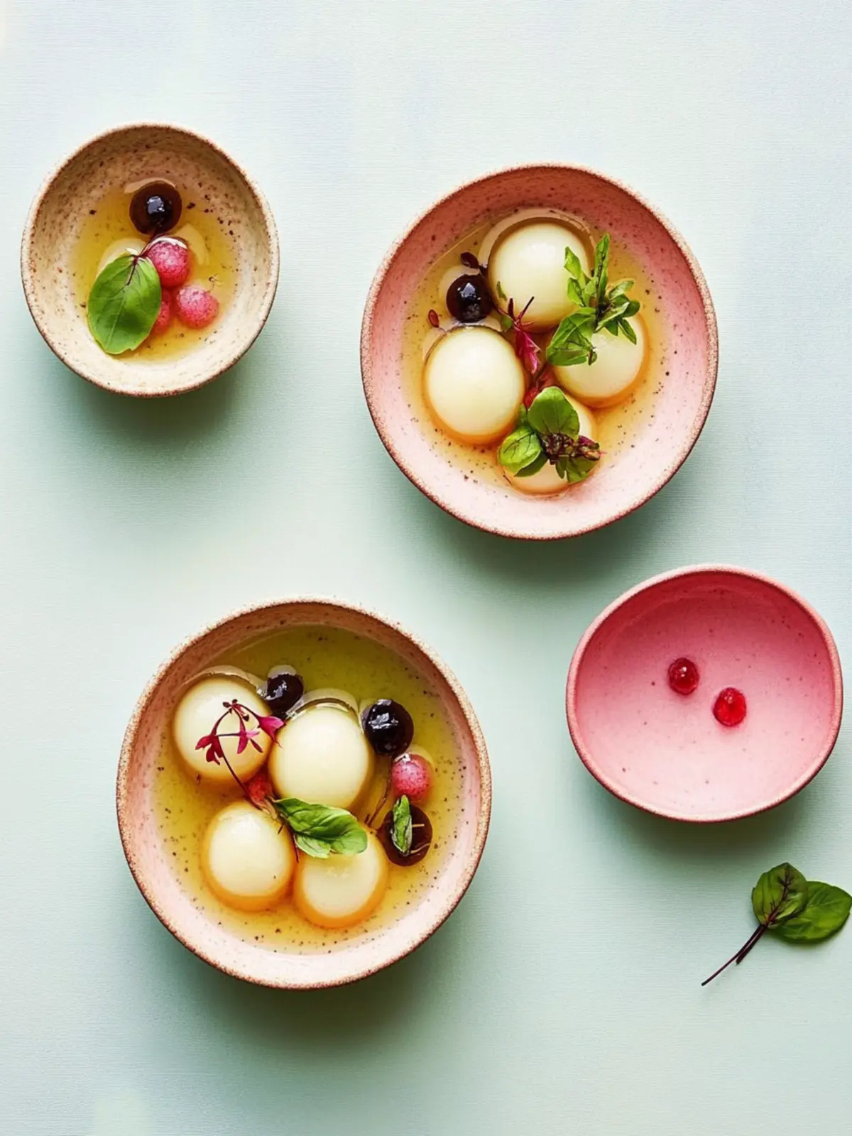 Marinierter Kohlrabi mit Bärlauchöl