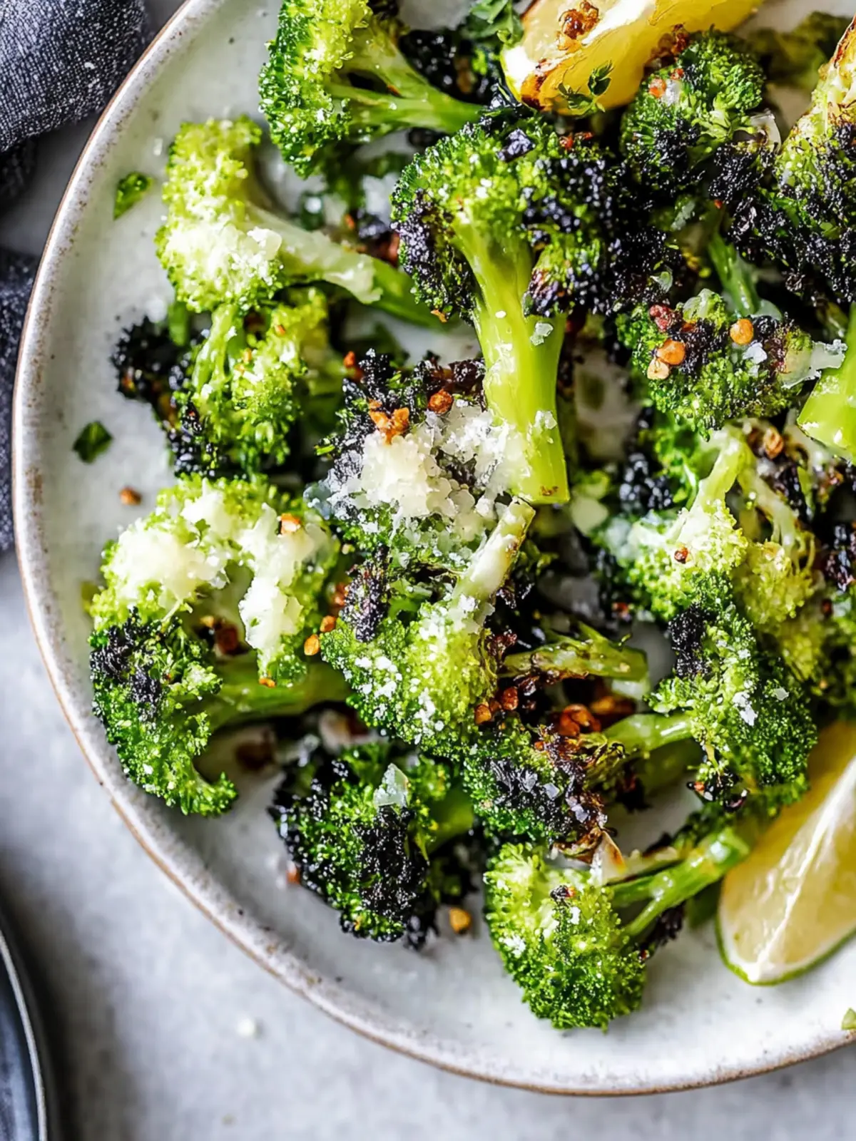 Brokkoli aus der Heißluftfritteuse