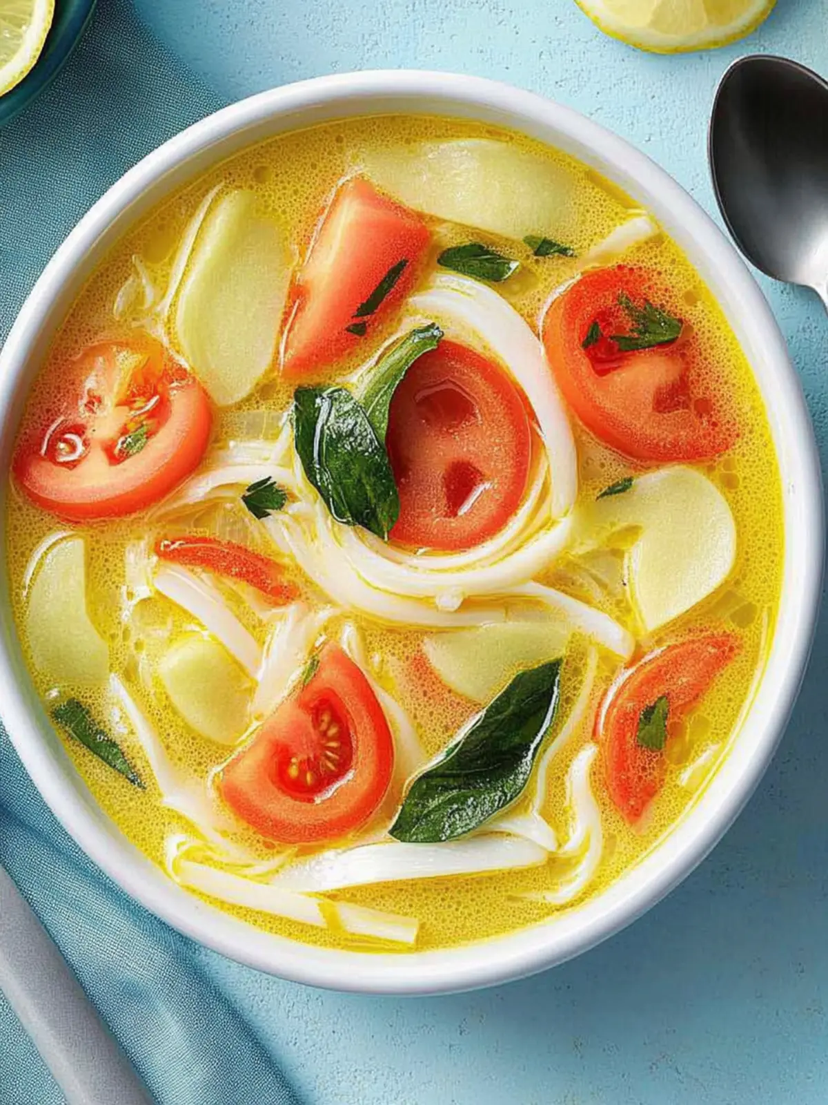 Ceylon-Hühnercurry-Nudelsuppe – Glücksessen für Neujahr