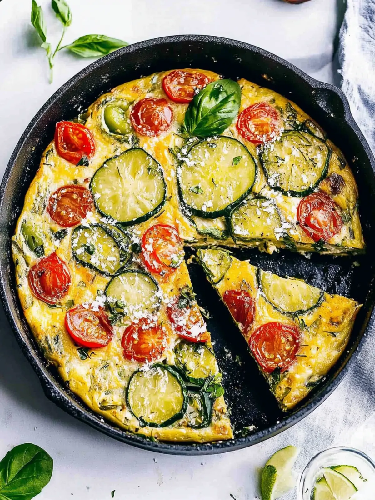 Tomaten-Zucchini-Omelett