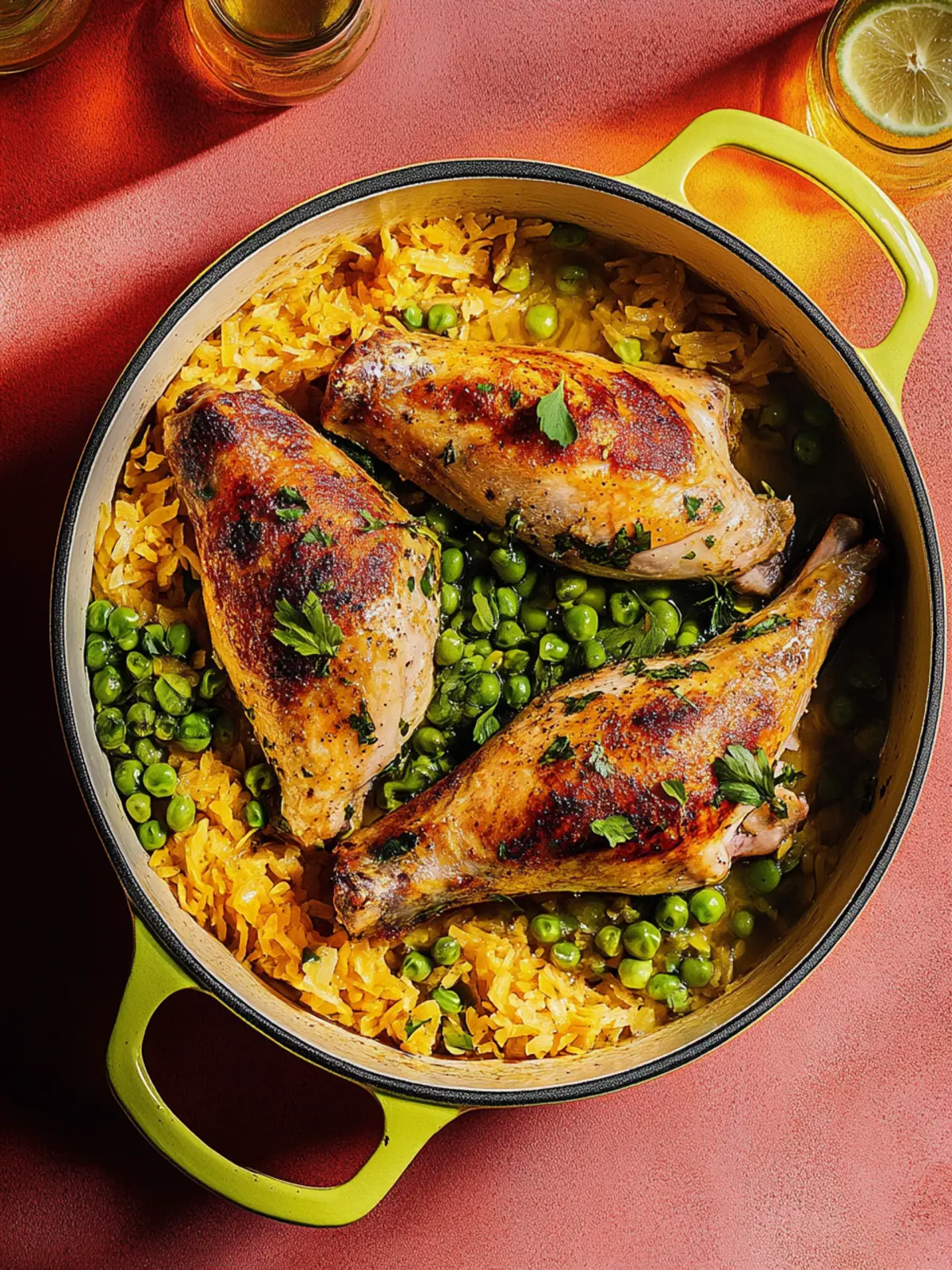 Chicken Rice Stew with Olive Gremolata