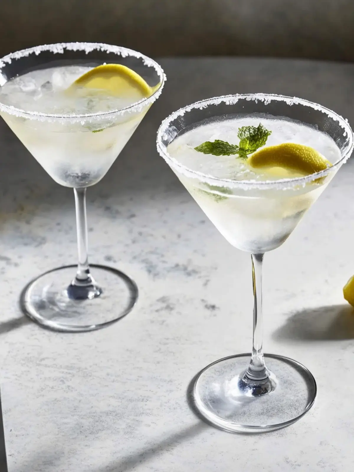 Zitronentropfen-Martini