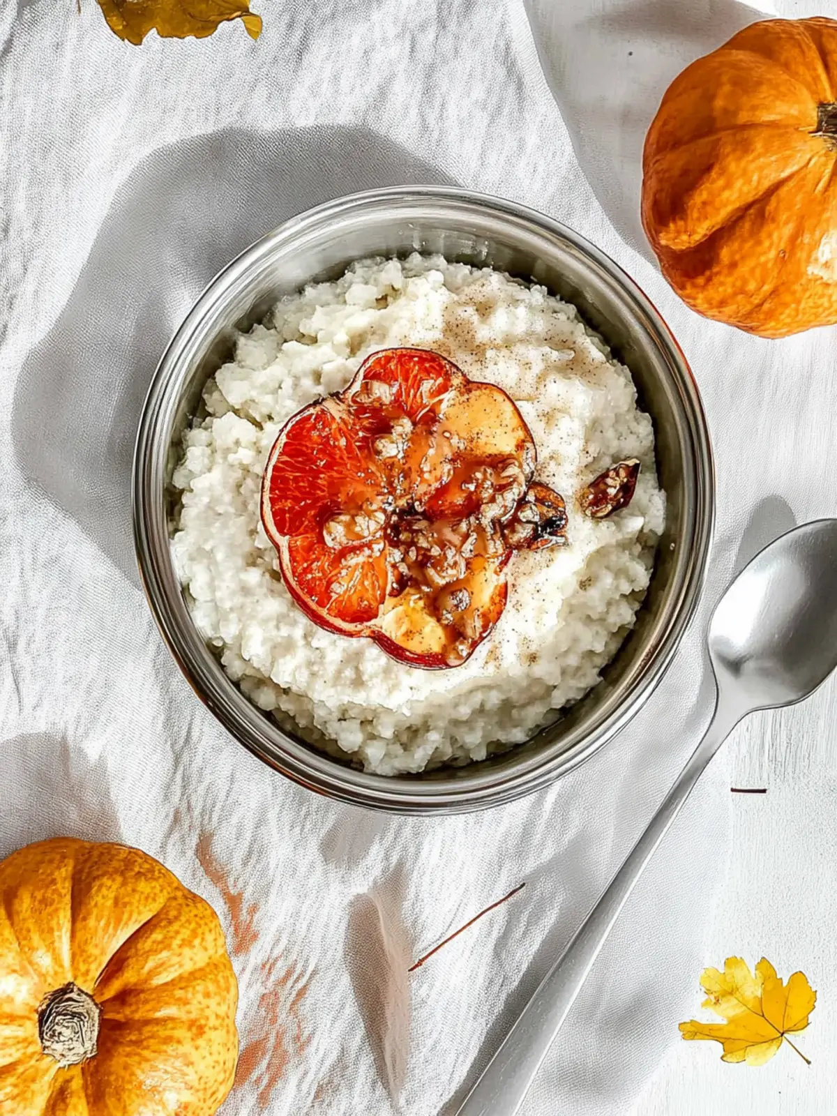 Kokosmilchreis mit Bratapfel