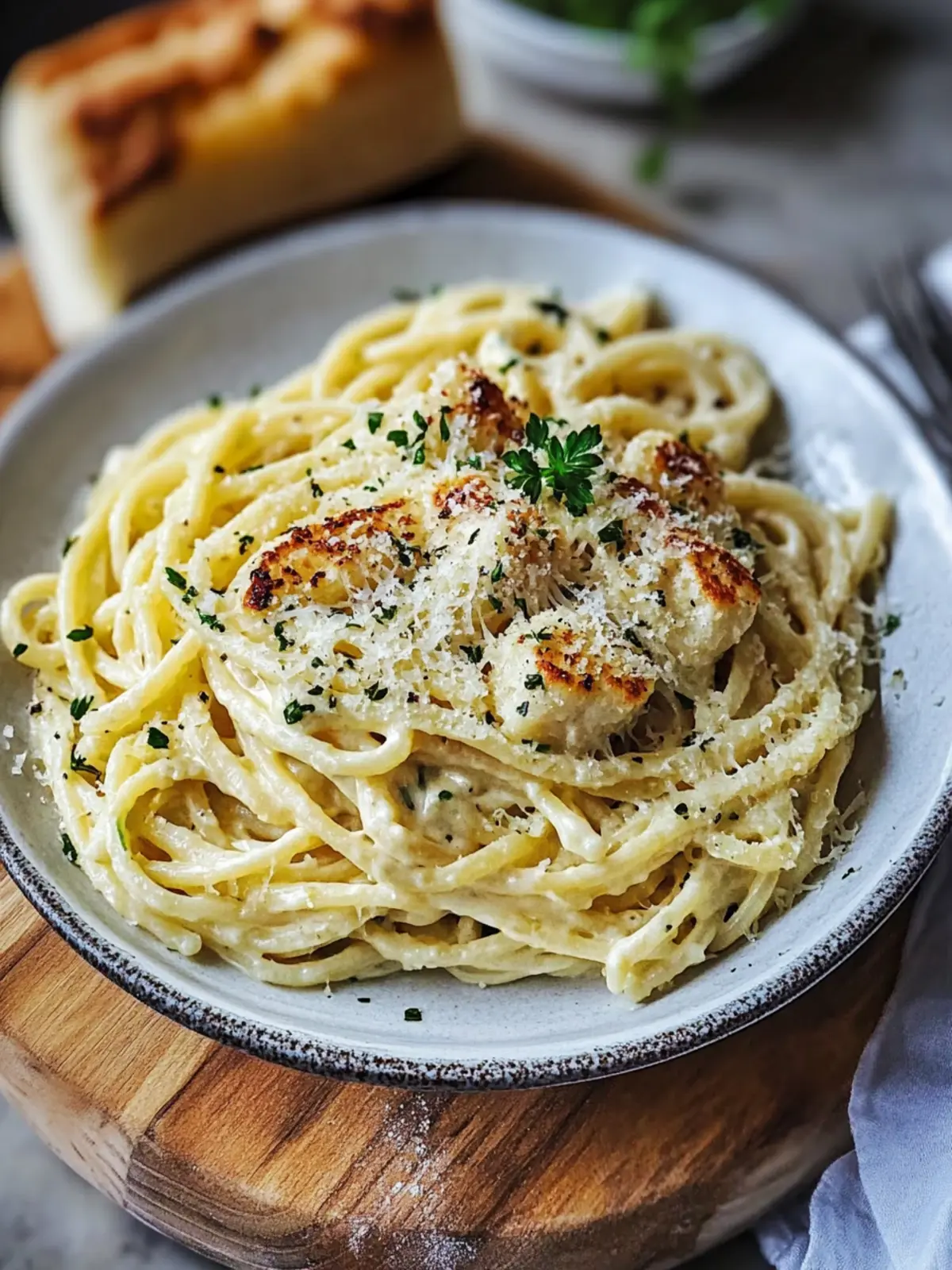 Creamy Garlic Parmesan Chicken Pasta to Fall in Love With