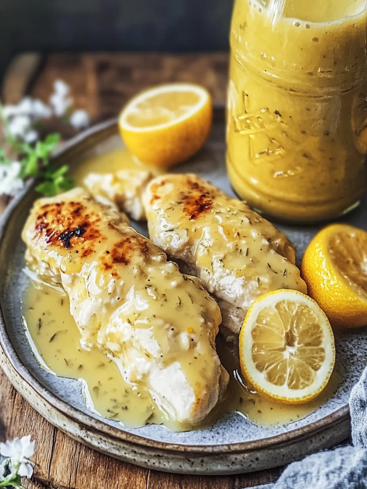 Honig-Senf-Hähnchen mit Reis