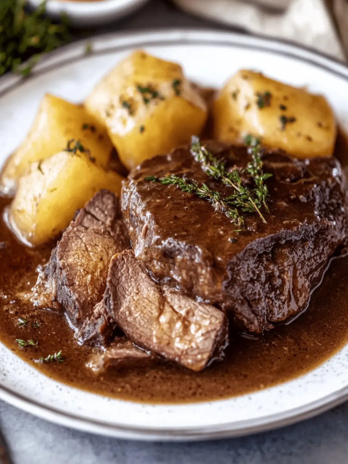 Sauerbraten (deutscher Schmorbraten)