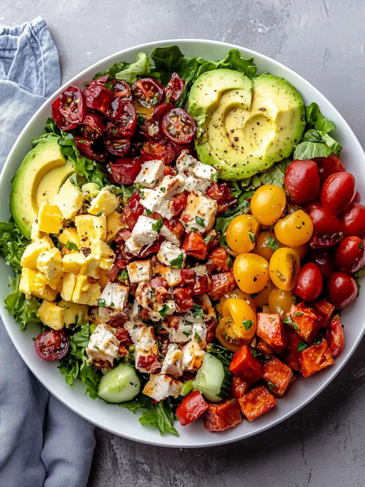 Cobb-Salat Rezept — Amerikanischer Salatklassiker