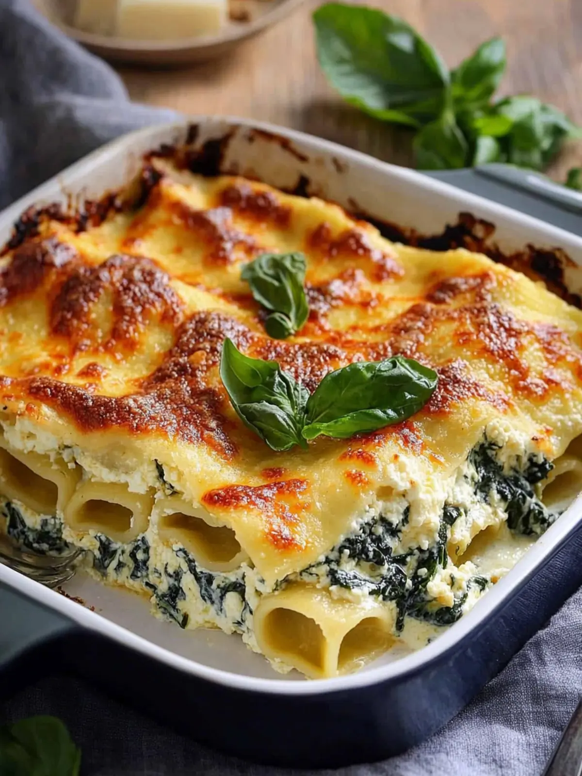 CANNELLONI REZEPT mit Spinat und Ricotta