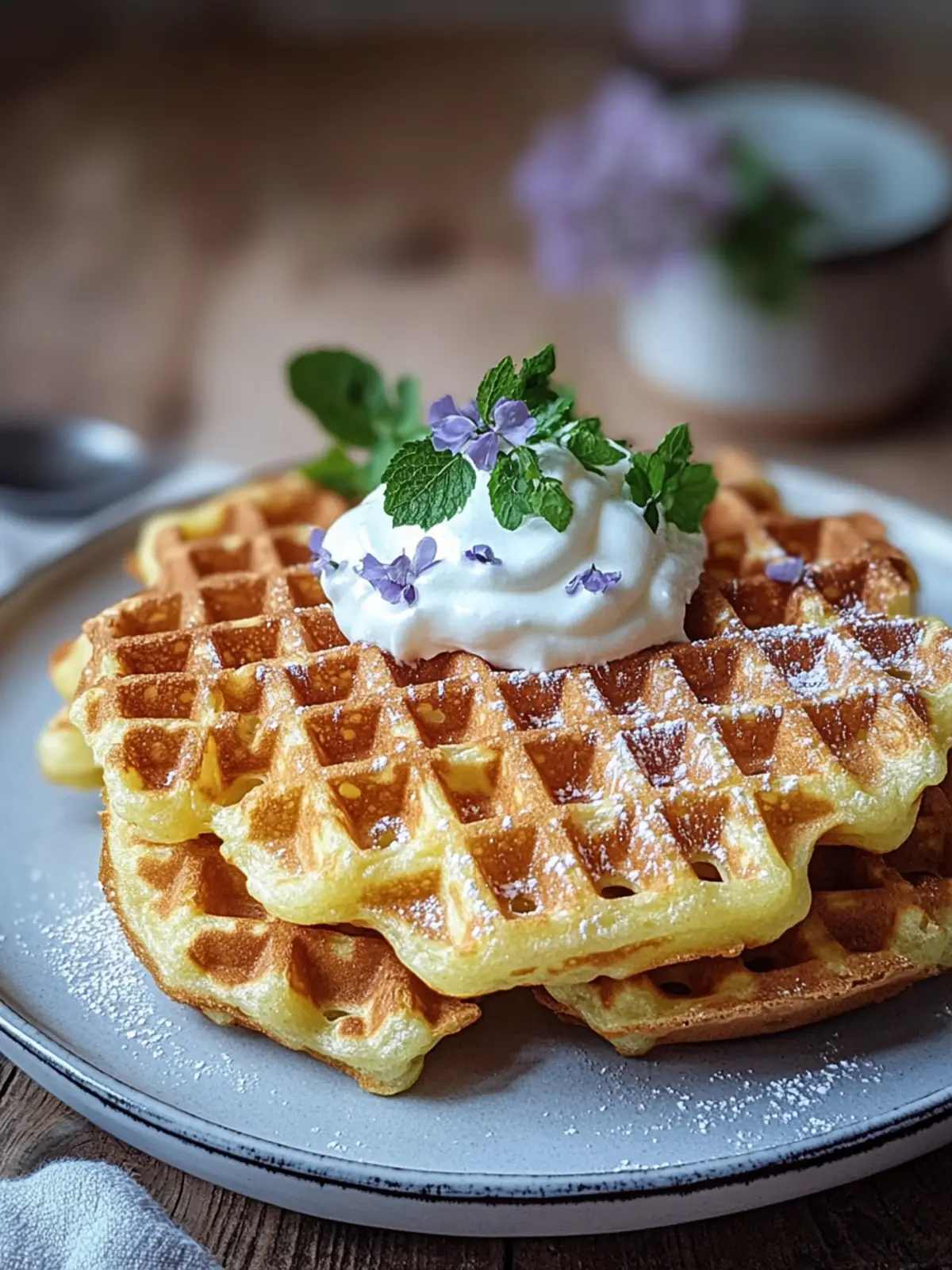 Kartoffelwaffeln Einfach und Knusprig