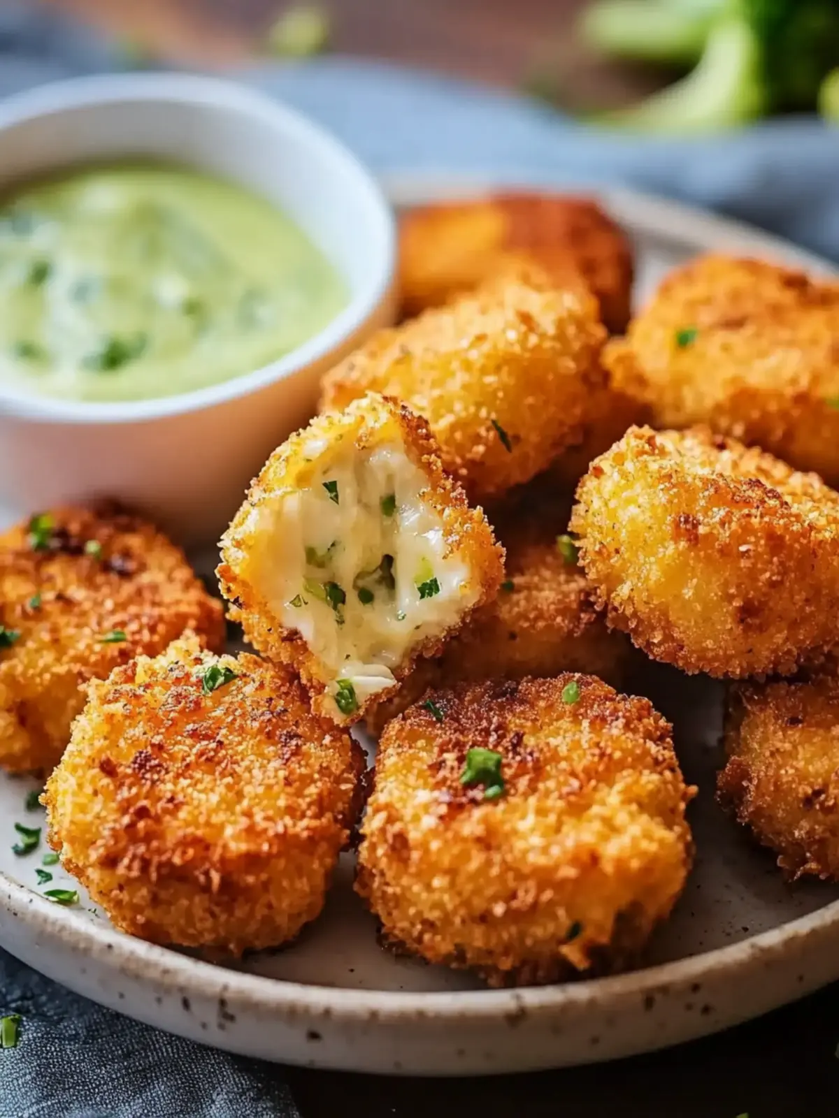Brokkoli Käse Nuggets – Gesunder Snack