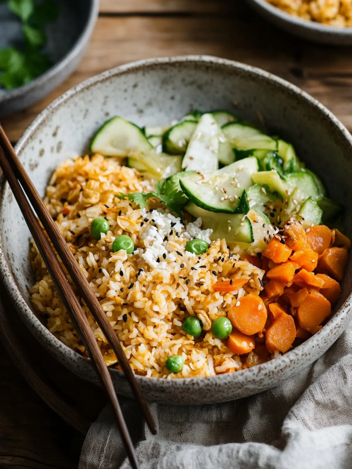 Fried Rice with Vegetables & Egg like at the Chinese