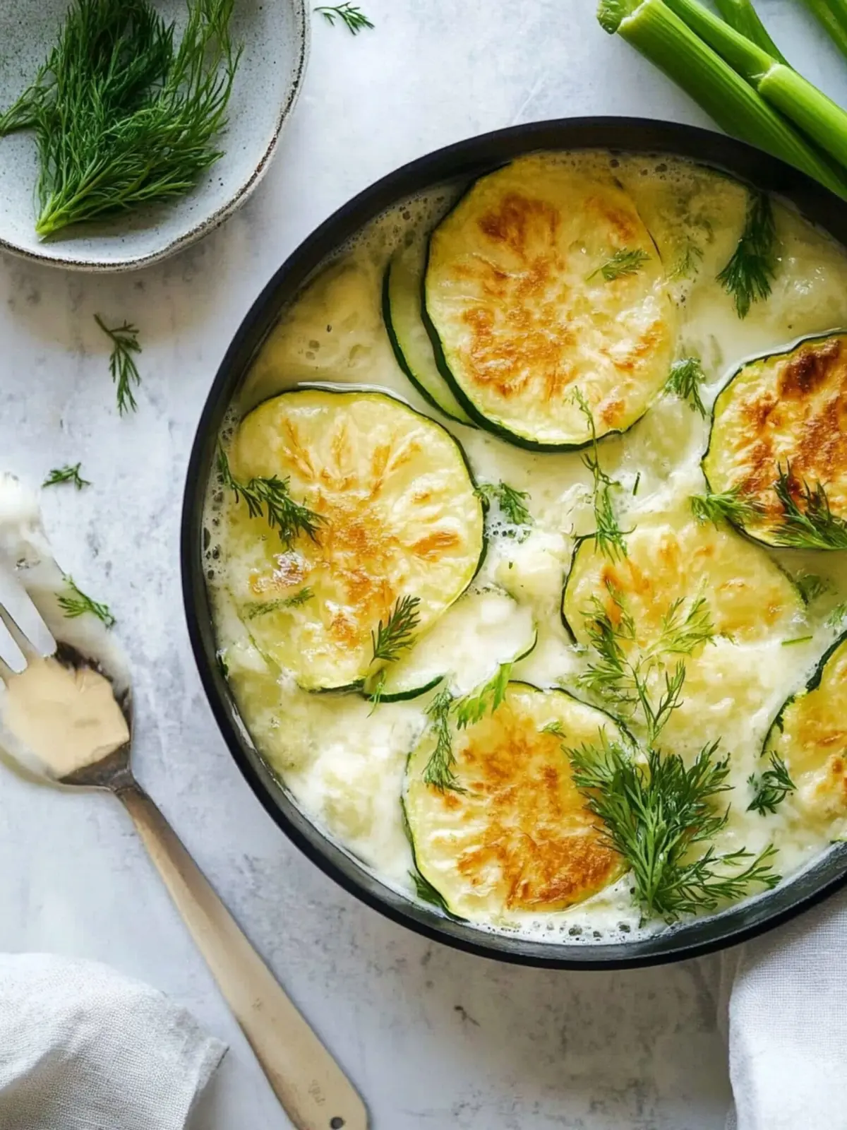 Einfacher Kohlrabiauflauf