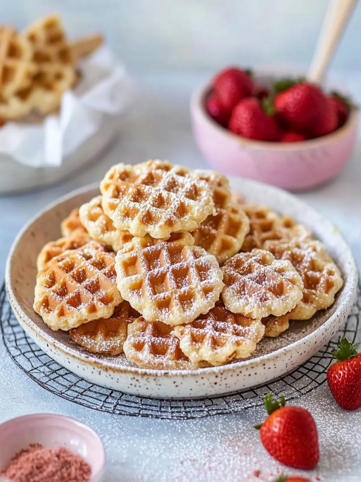 Waffelkekse mit Zimt – schnell & einfach