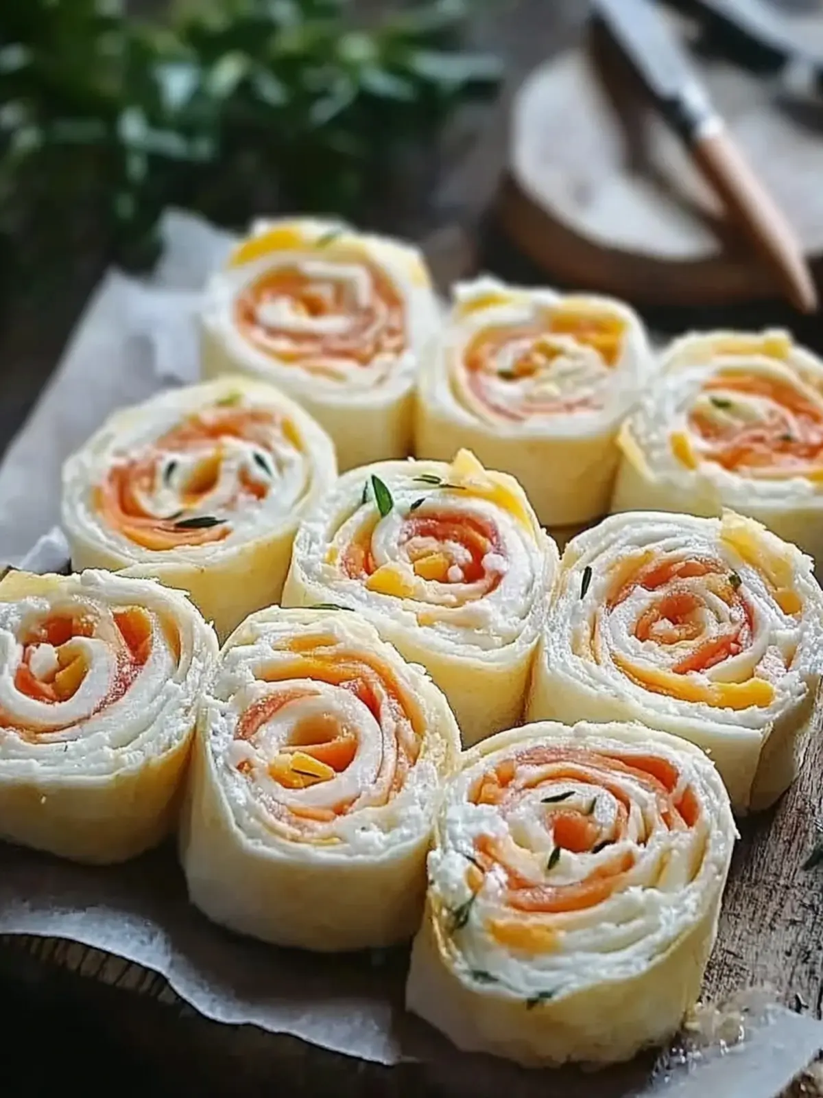 Frischkäse Roll-Ups