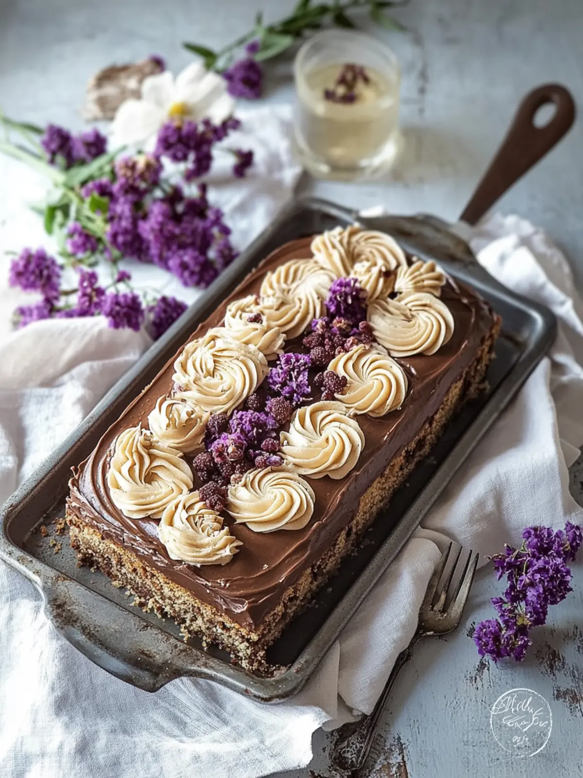 Zwetschgentarte mit Zimtganache