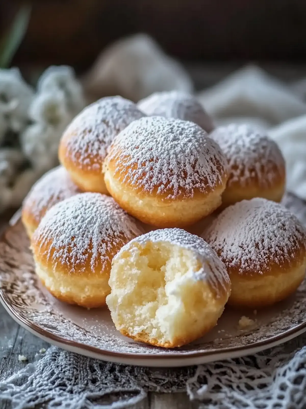 Bomboloni mit Creme: Ein unglaubliches ultimatives Rezept für 10 Stück