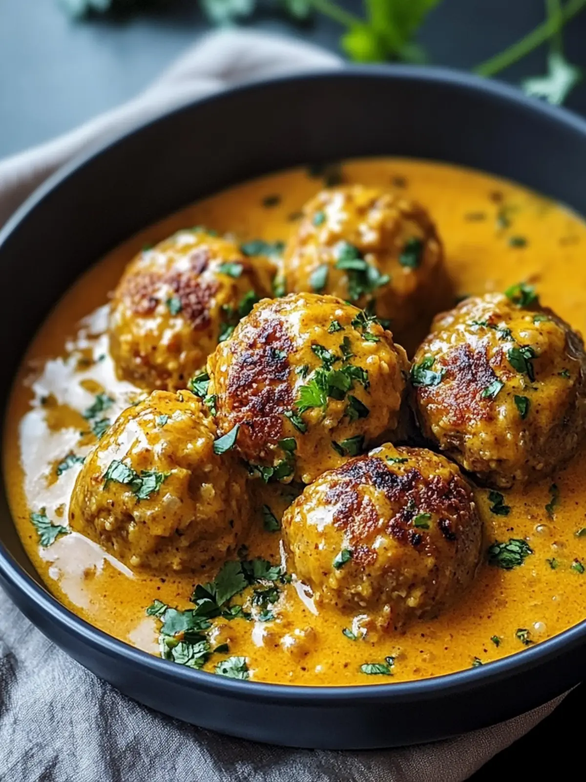 Vegane Linsenknödel in Curry-Sauce: Einfach, schnell und köstlich