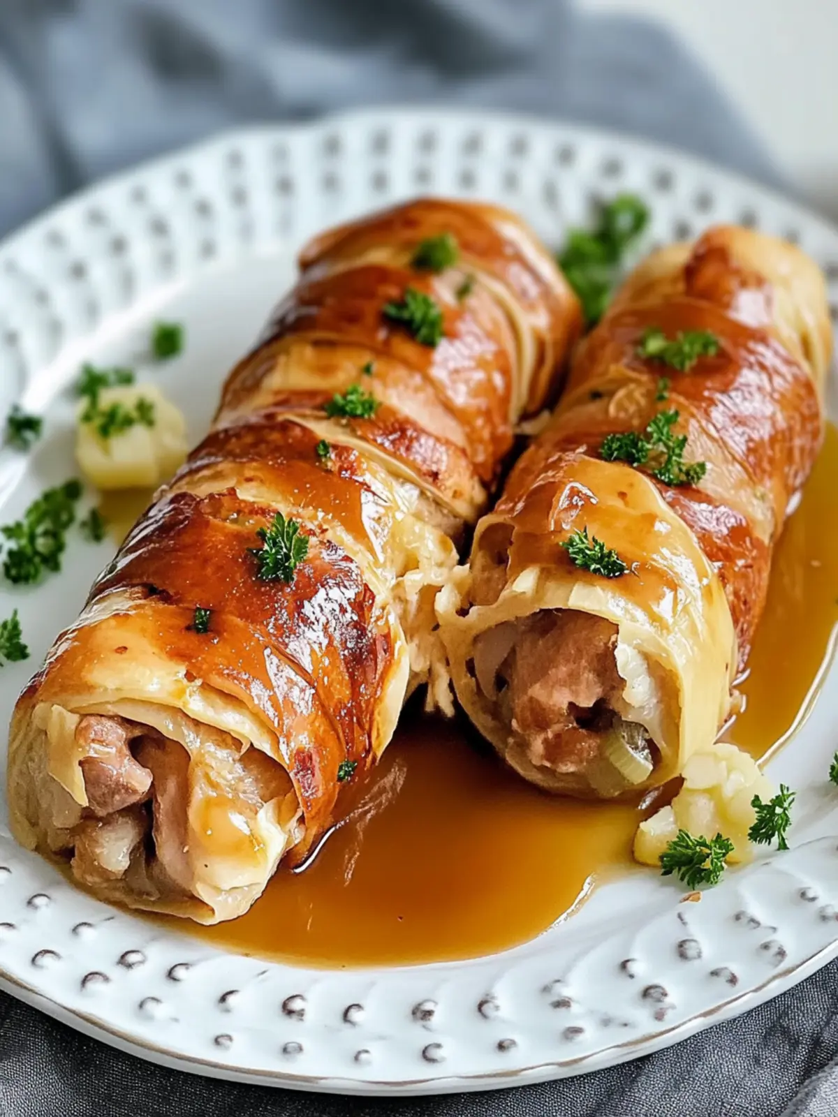 Rindsrouladen mit Hörnchen für die ganze Familie