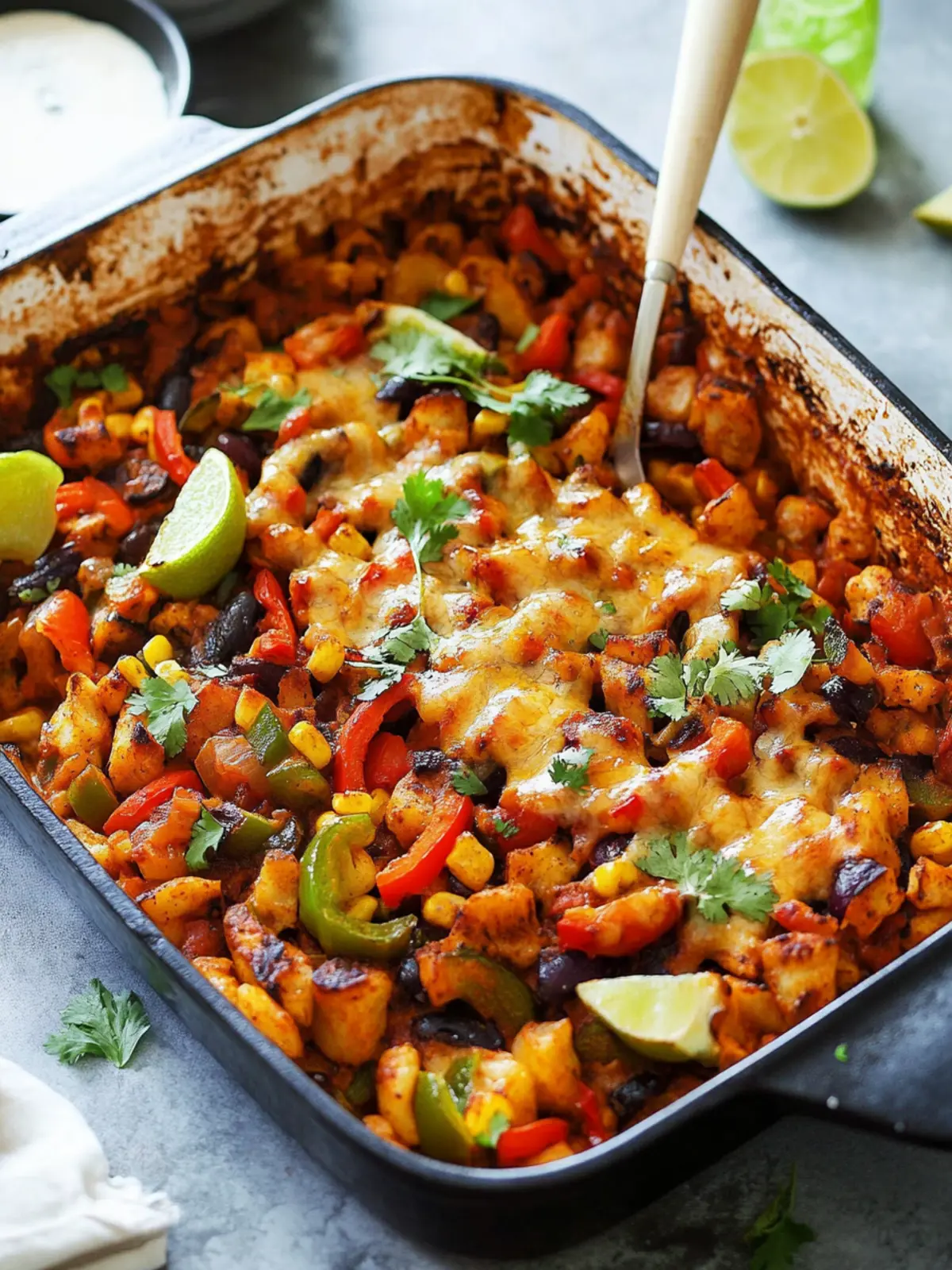 Mexikanischer Reis aus dem Ofen