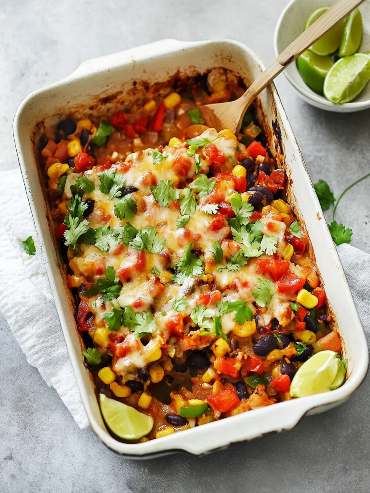 Mexikanischer Reis aus dem Ofen