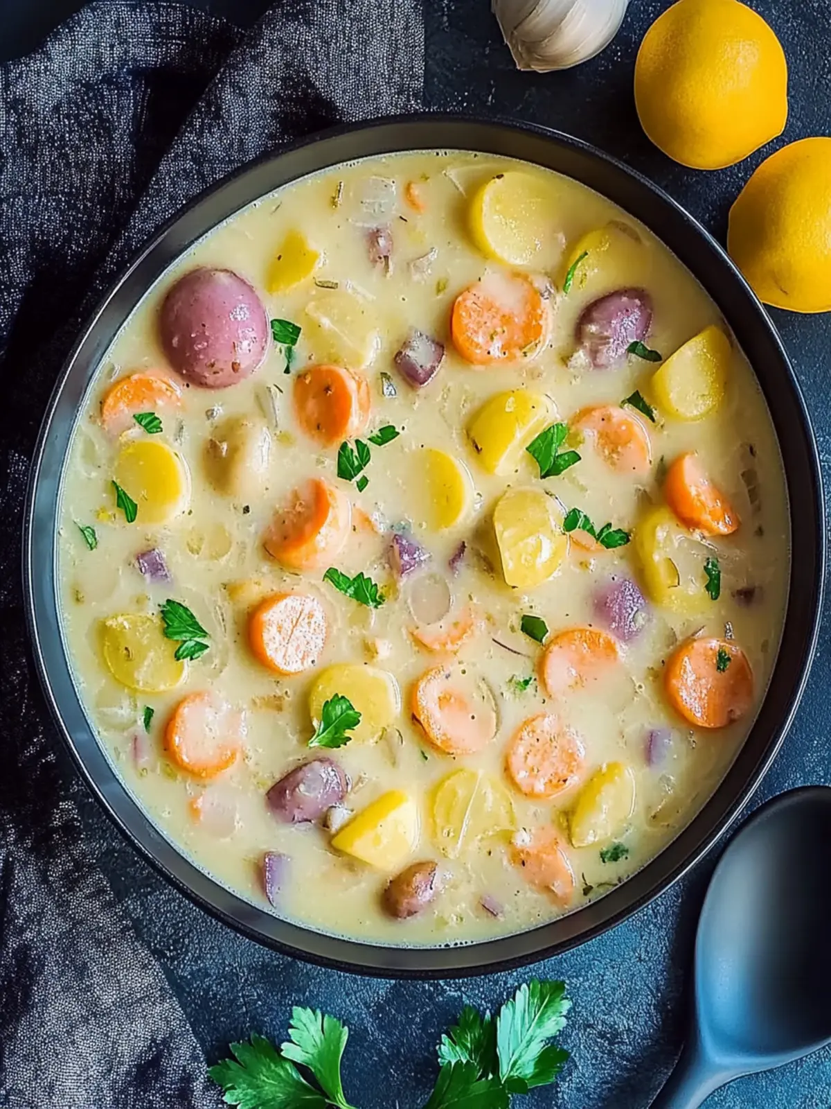 Eintopf mit Kartoffeln und Würstchen – herzhaft, cremig und sättigend