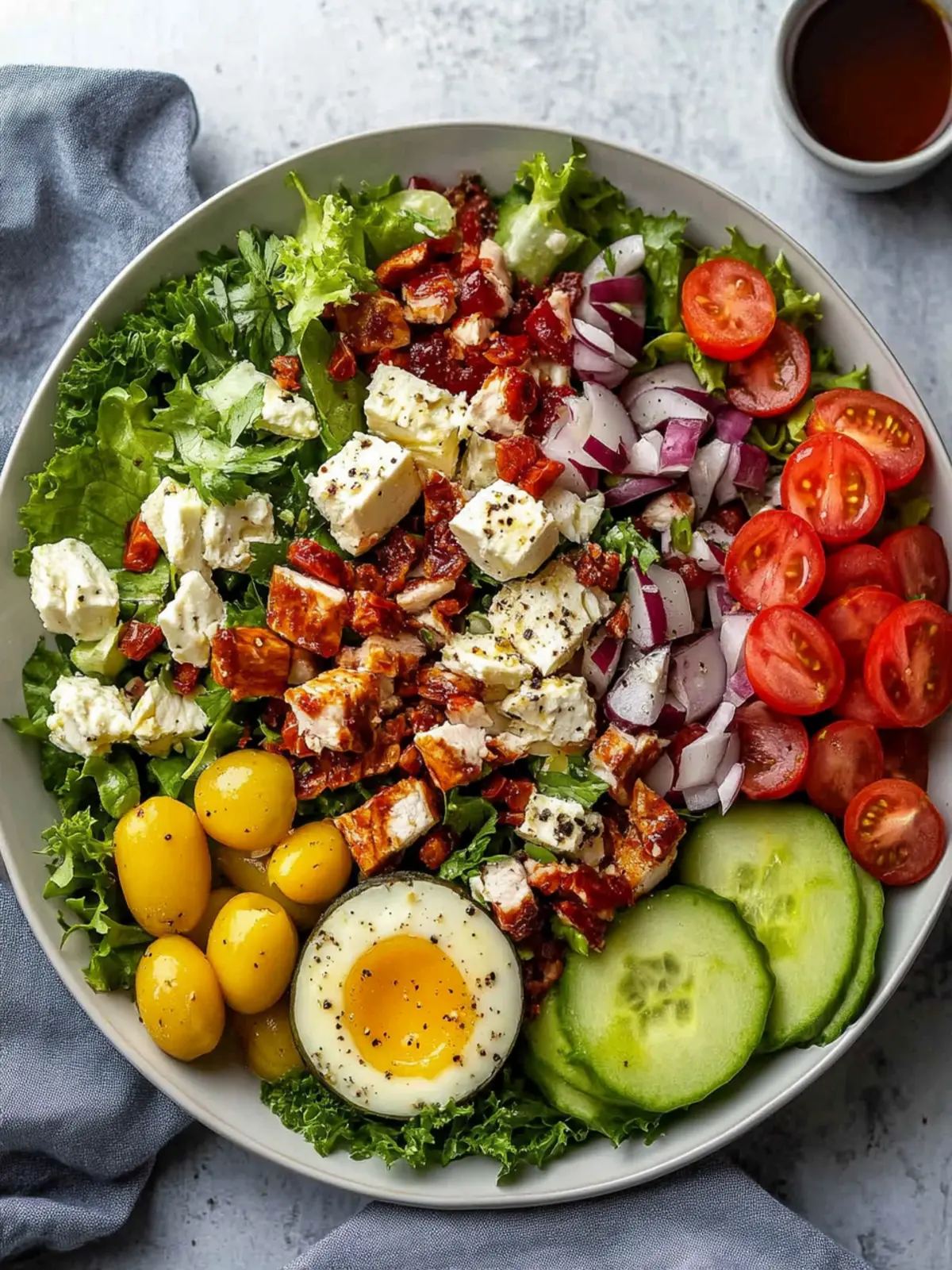 Cobb-Salat Rezept — Amerikanischer Salatklassiker