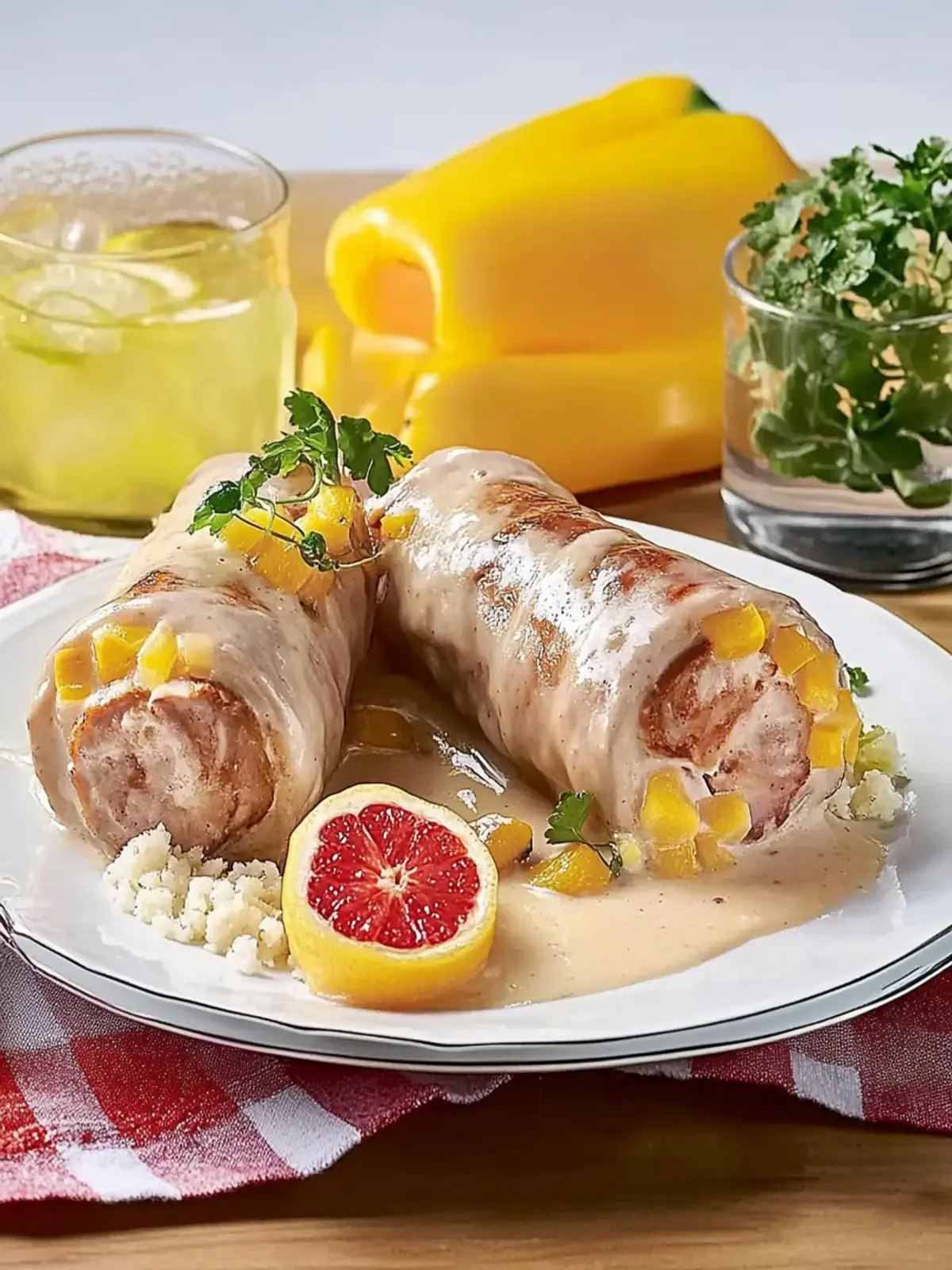 Rinderrouladen mit Kürbis-Apfel-Füllung