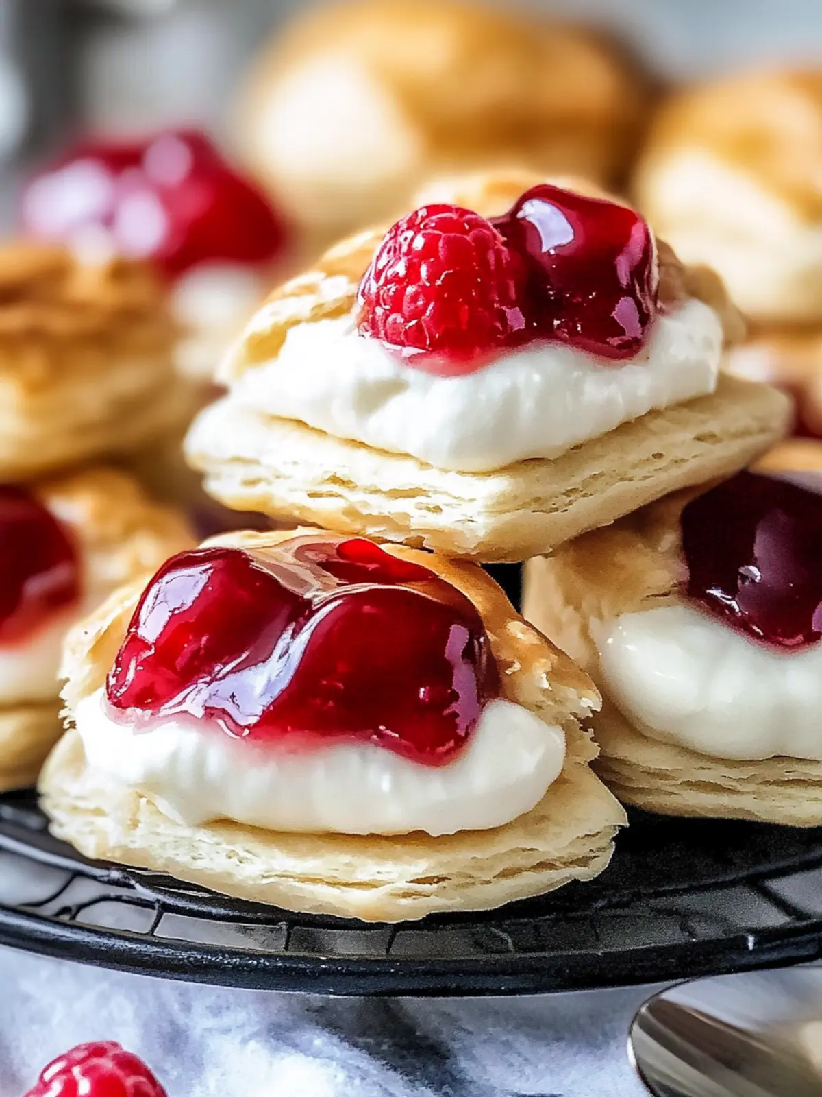 Cherry pockets with cream cheese filling: This is how it works!