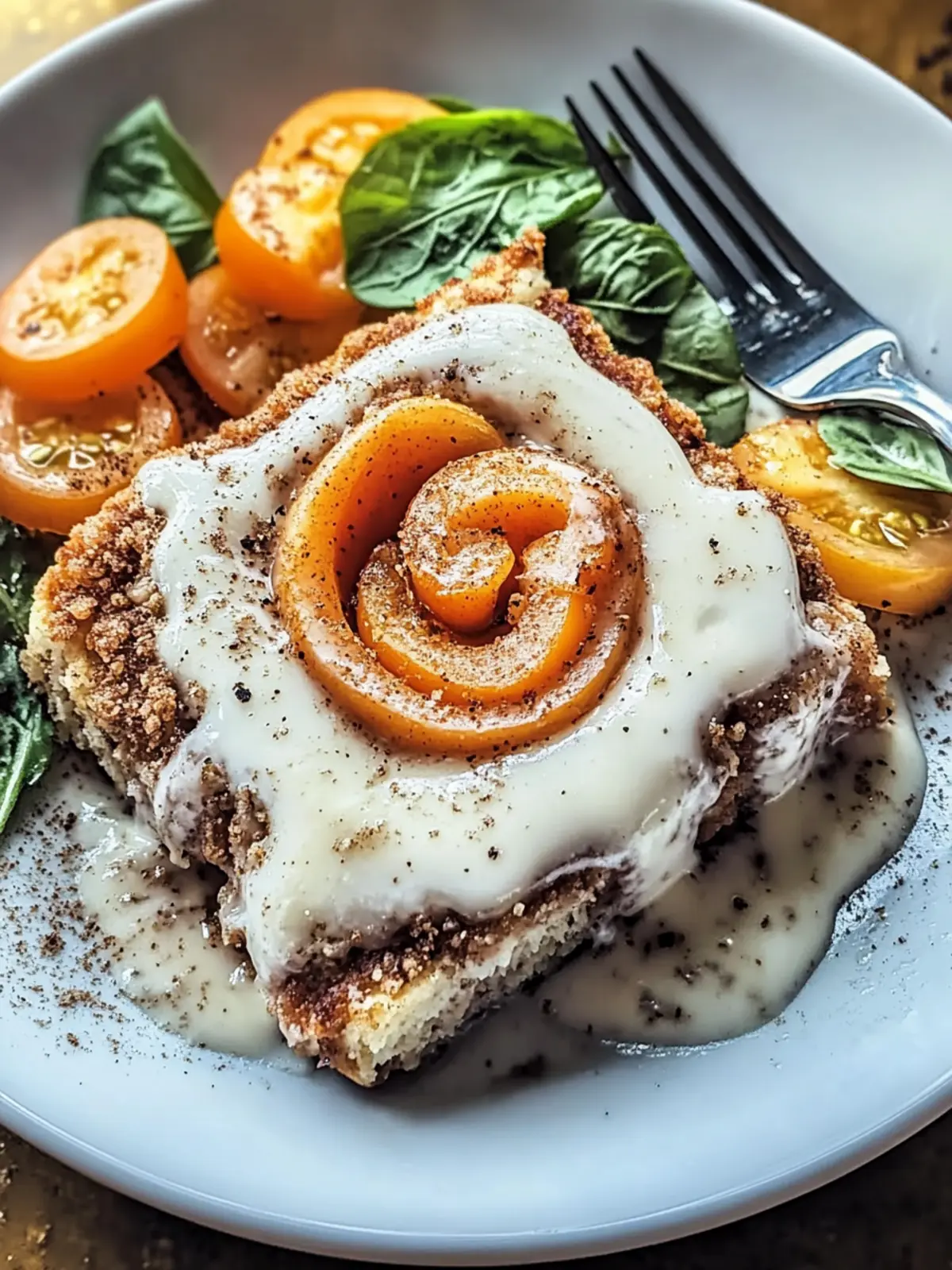 Hohe Protein Zimtschnecken Haferauflauf