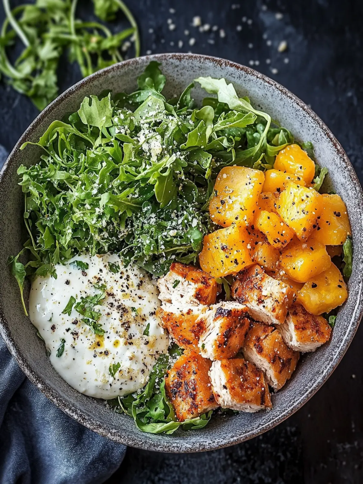 Caesar Hähnchen Bowl: A treat for every day