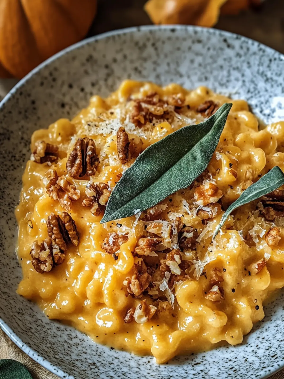 Kürbis-Spätzle Walnuss und Salbei für den Herbst