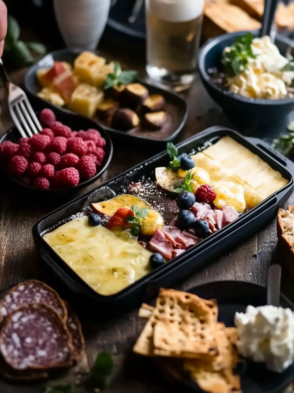 7 süße Raclette Nachtische