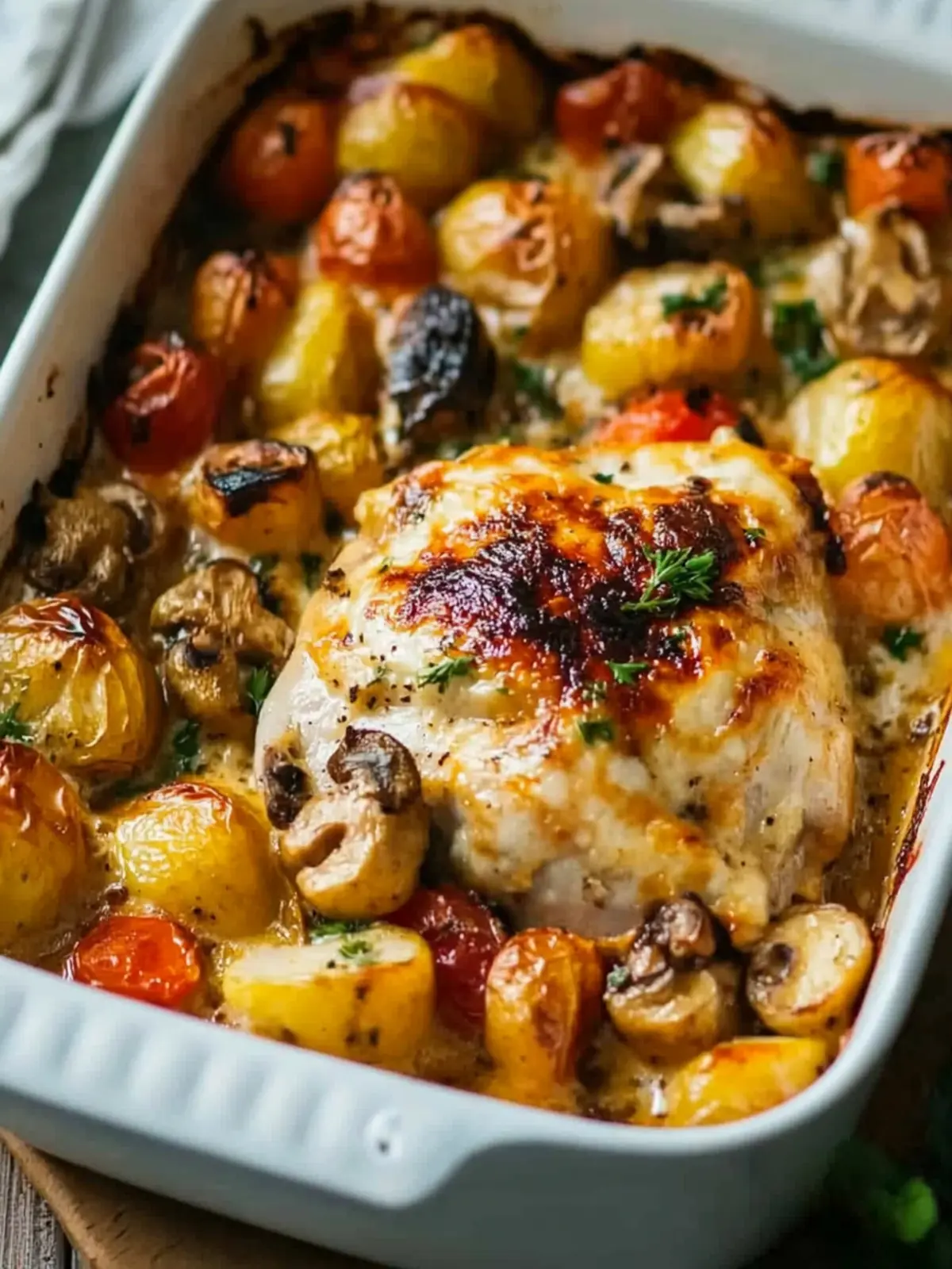 Hähnchen Auflauf im Backofen – unwiderstehlich gut