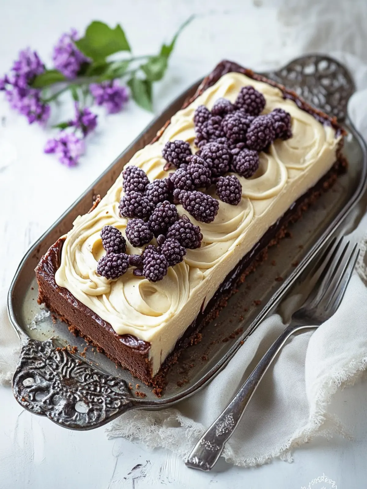 Zwetschgentarte mit Zimtganache