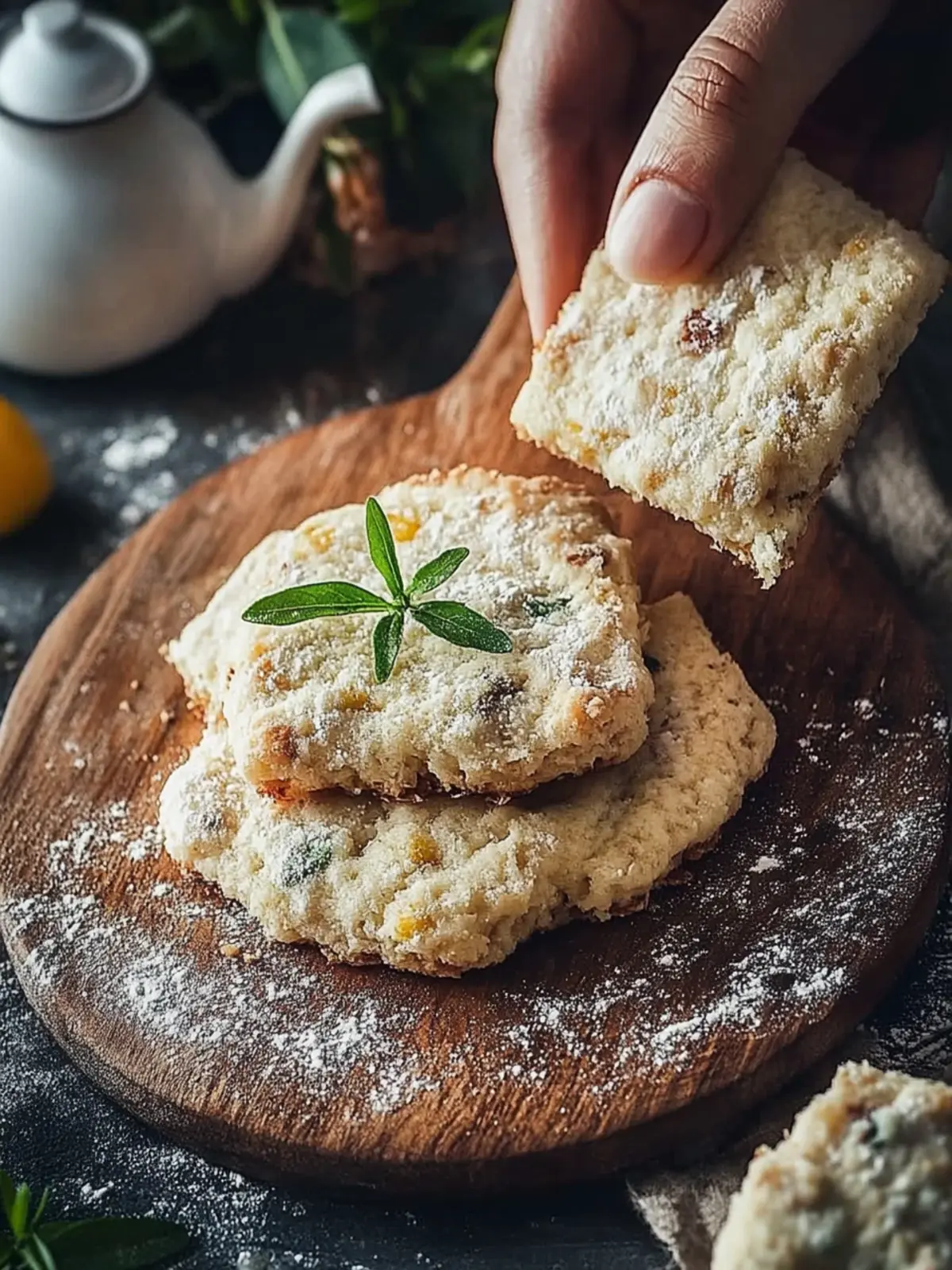 Pikante Zwiebelplätzchen