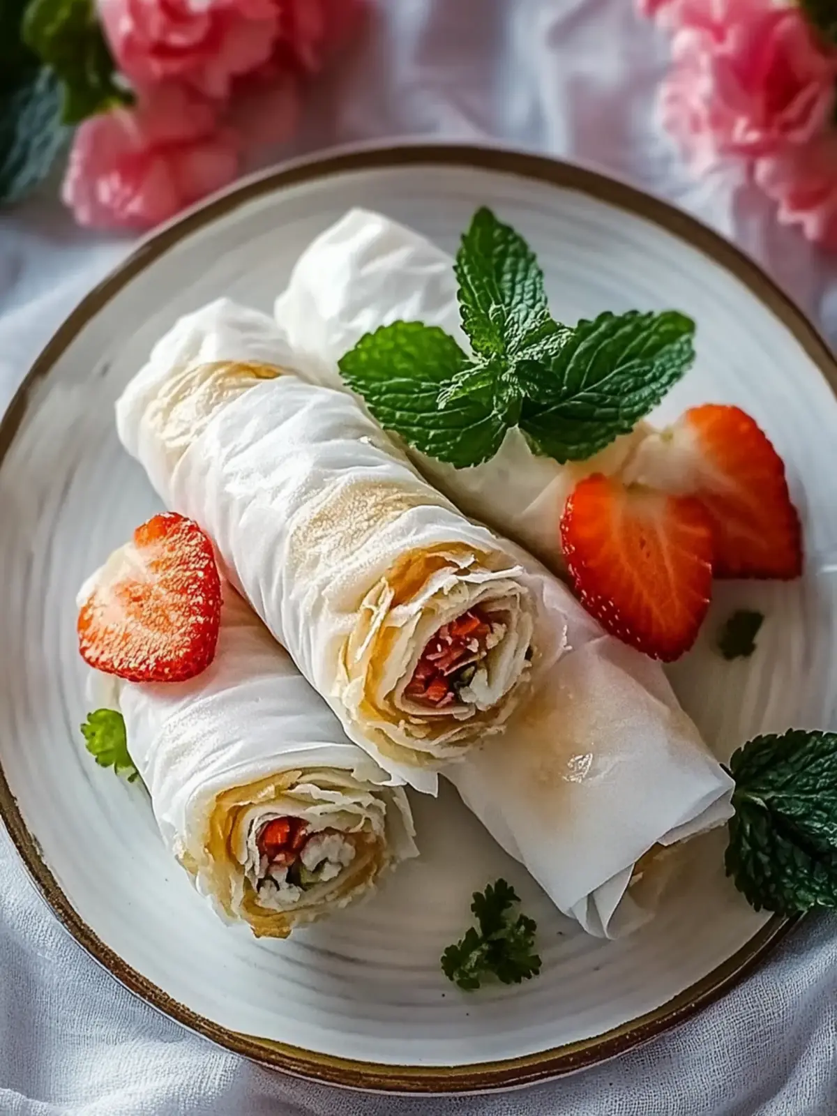 Reispapier Frühlingsrollen