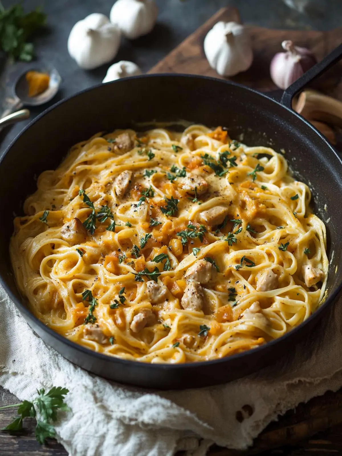 One-Pot-Kürbis-Pasta