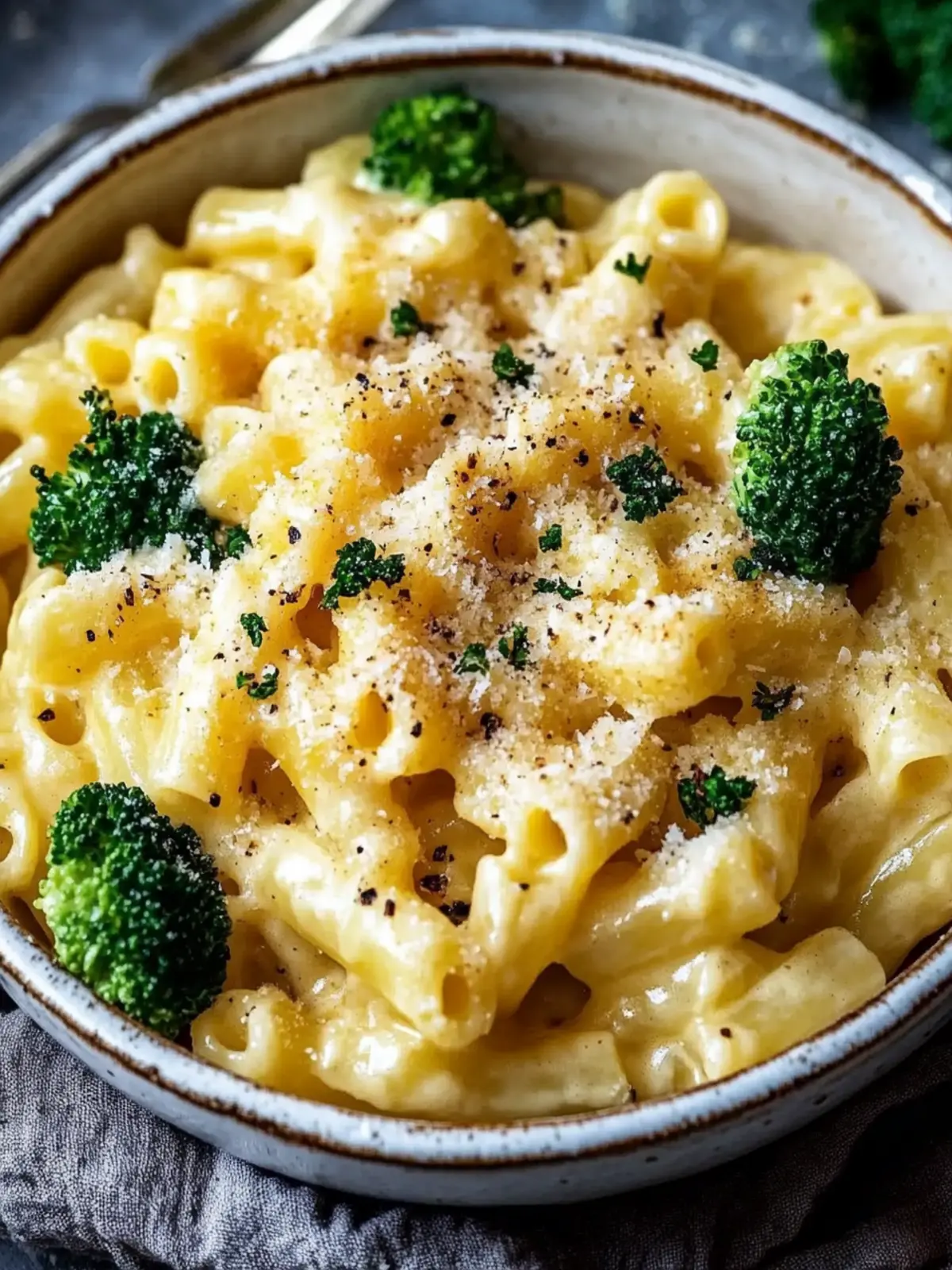 Creamy pasta casserole with broccoli: An incredible ultimate recipe for 4 people