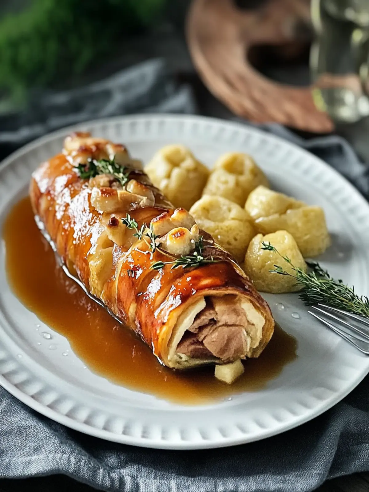 Rindsrouladen mit Hörnchen für die ganze Familie