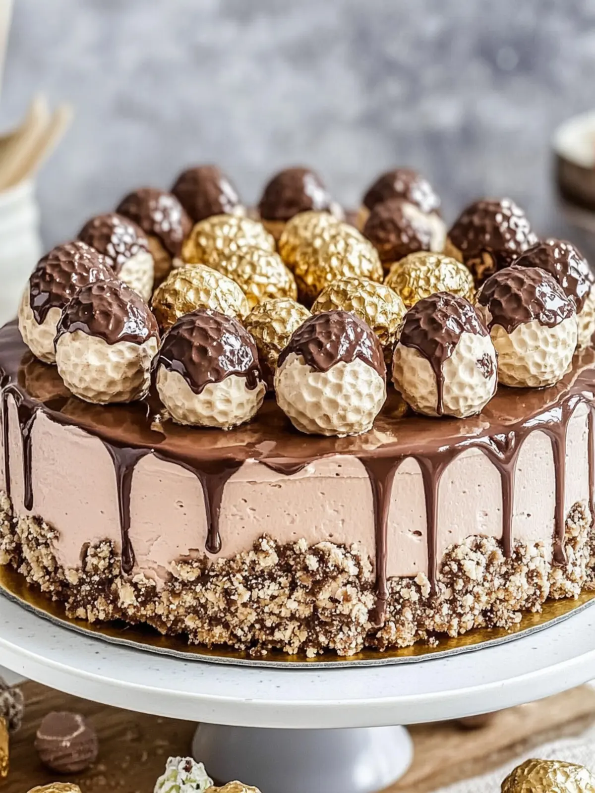 Ferrero Rocher Torte ohne Backen