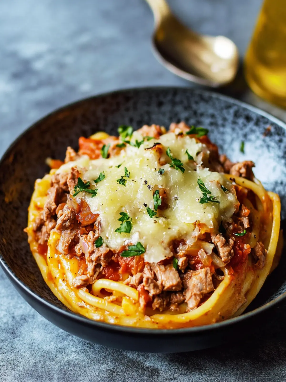 Spaghettikürbis Rezept mit Hackfleisch