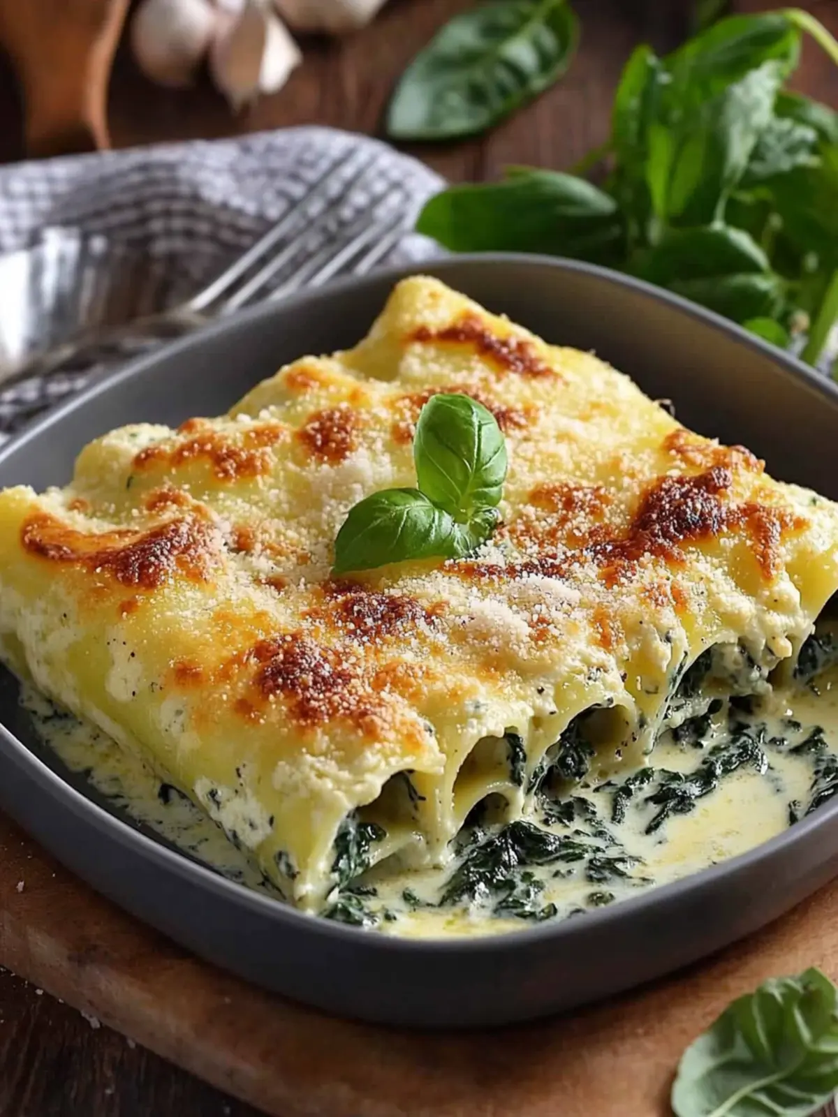 CANNELLONI REZEPT mit Spinat und Ricotta