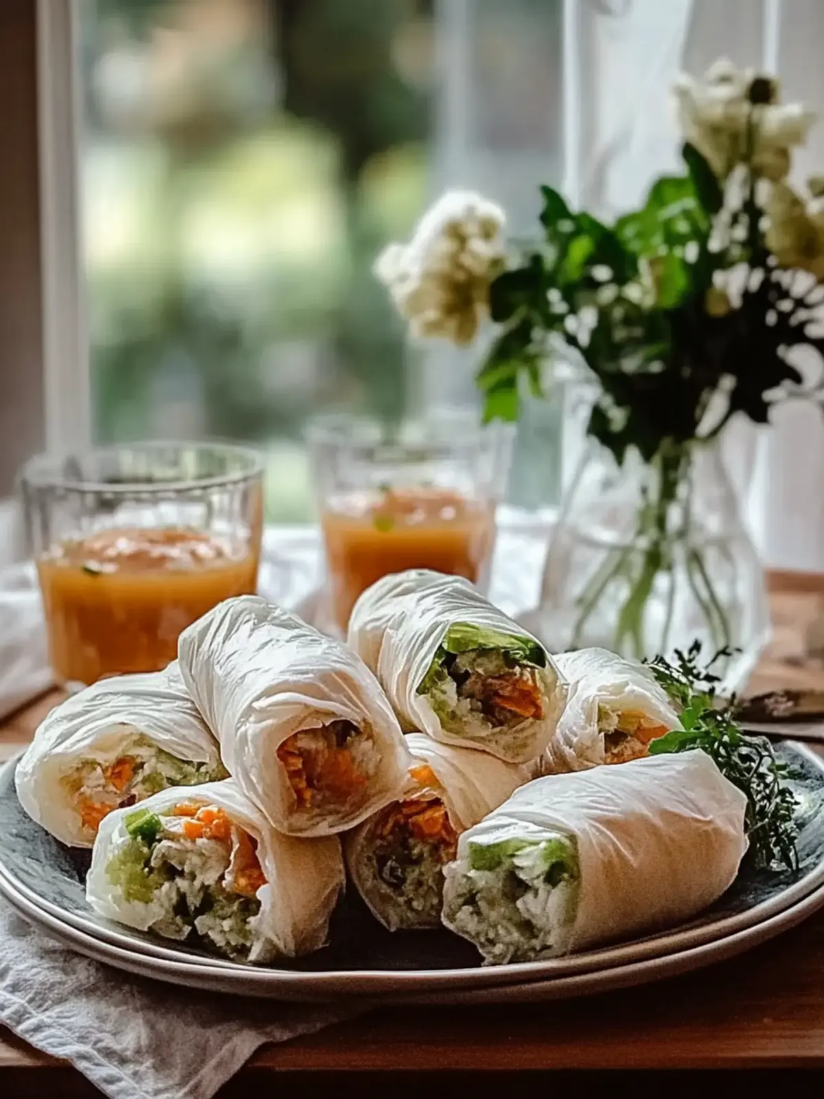 Reispapier Frühlingsrollen