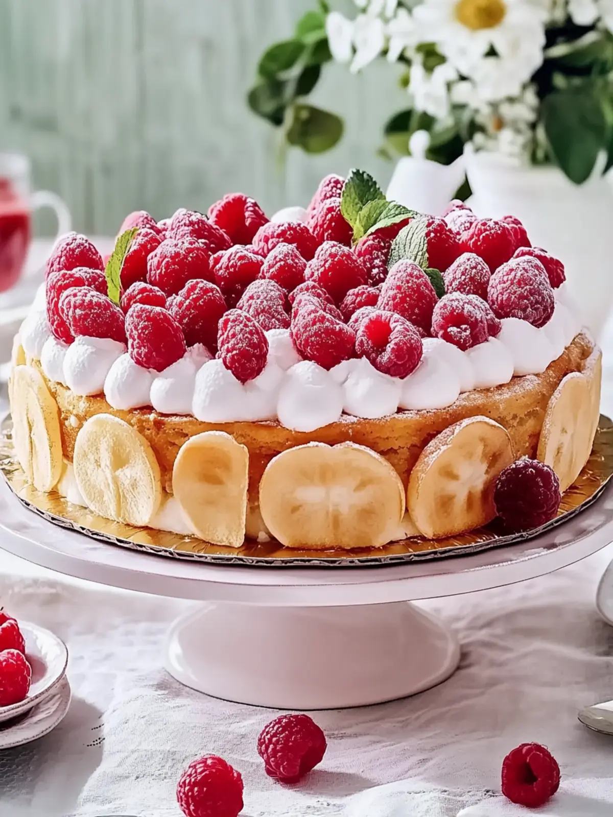 Plum cake with meringue - heavenly delight