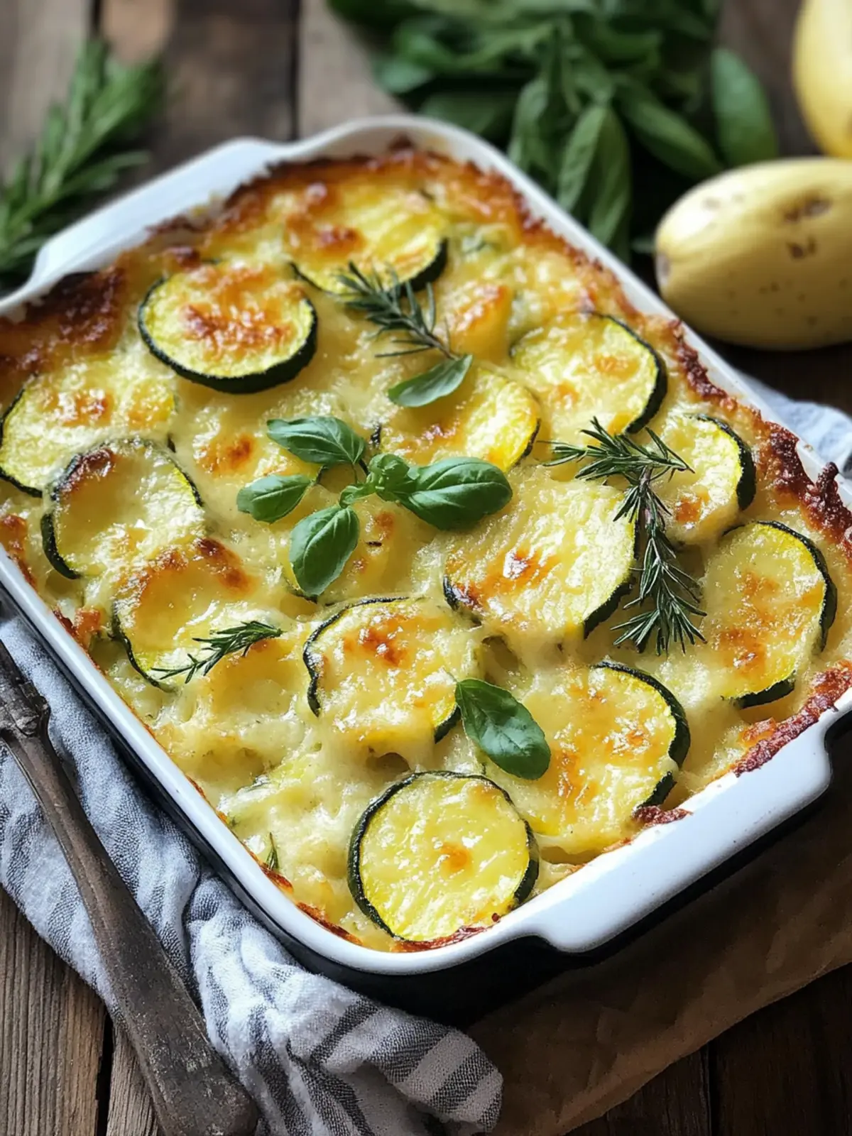 Kartoffel-Zucchini-Gratin nach Johann Lafer: Ein feines und raffiniertes Rezept