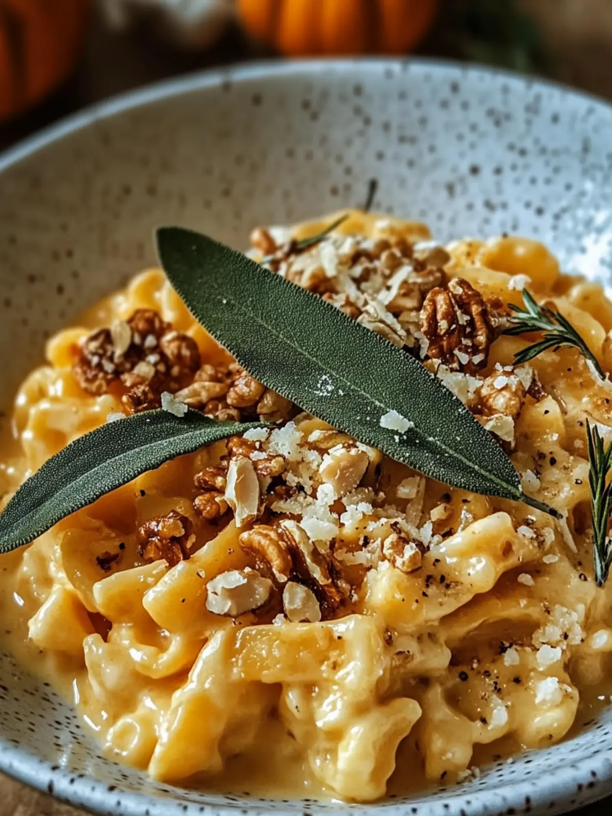 Kürbis-Spätzle Walnuss und Salbei für den Herbst