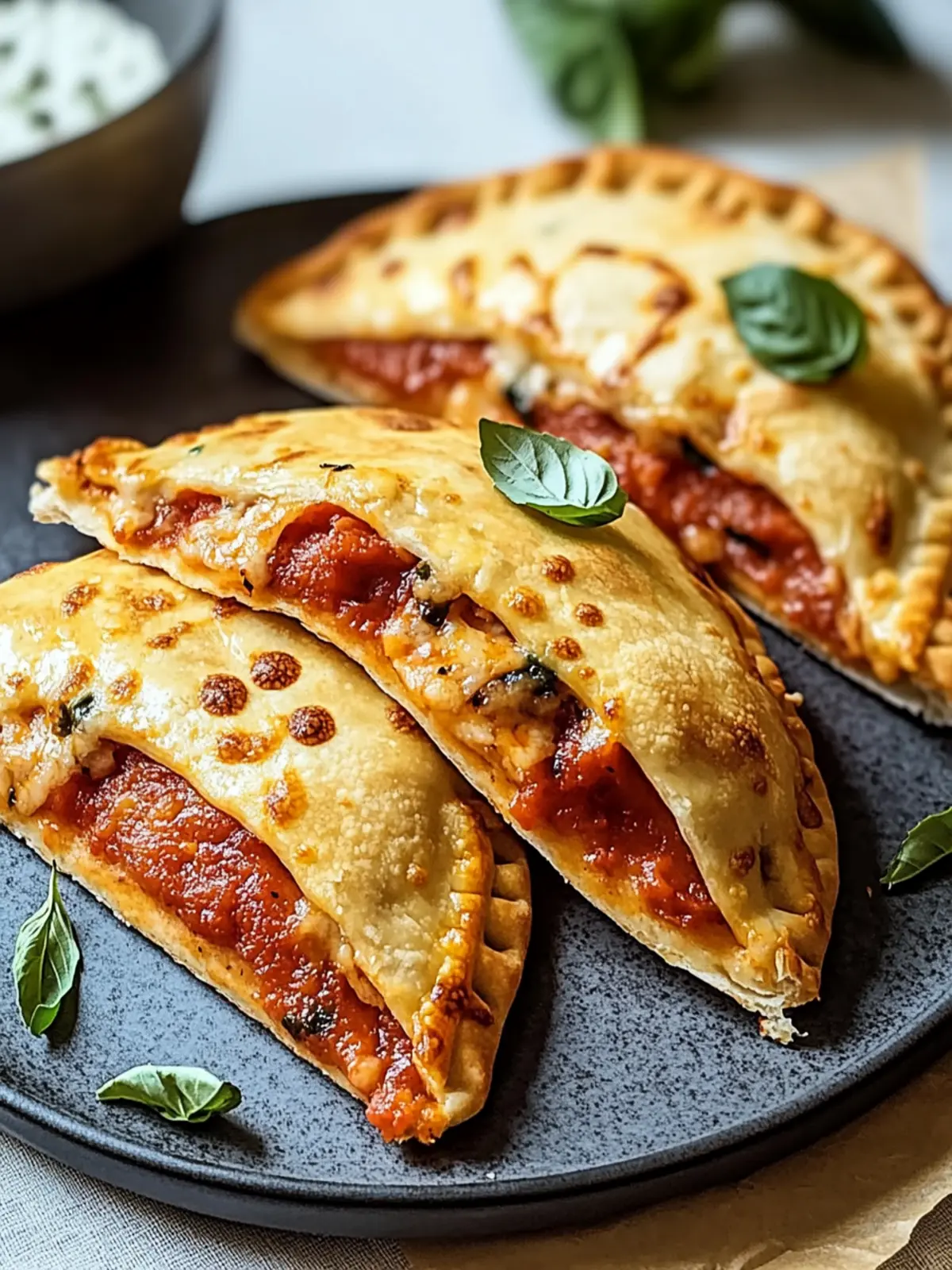 Crispy Calzone from the air fryer
