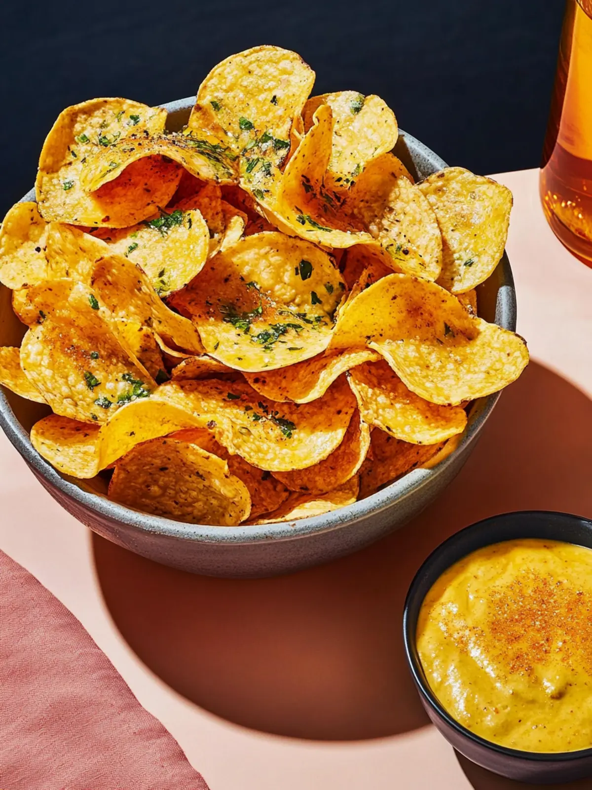 Old Bay Chips mit Zitronenmayonnaise