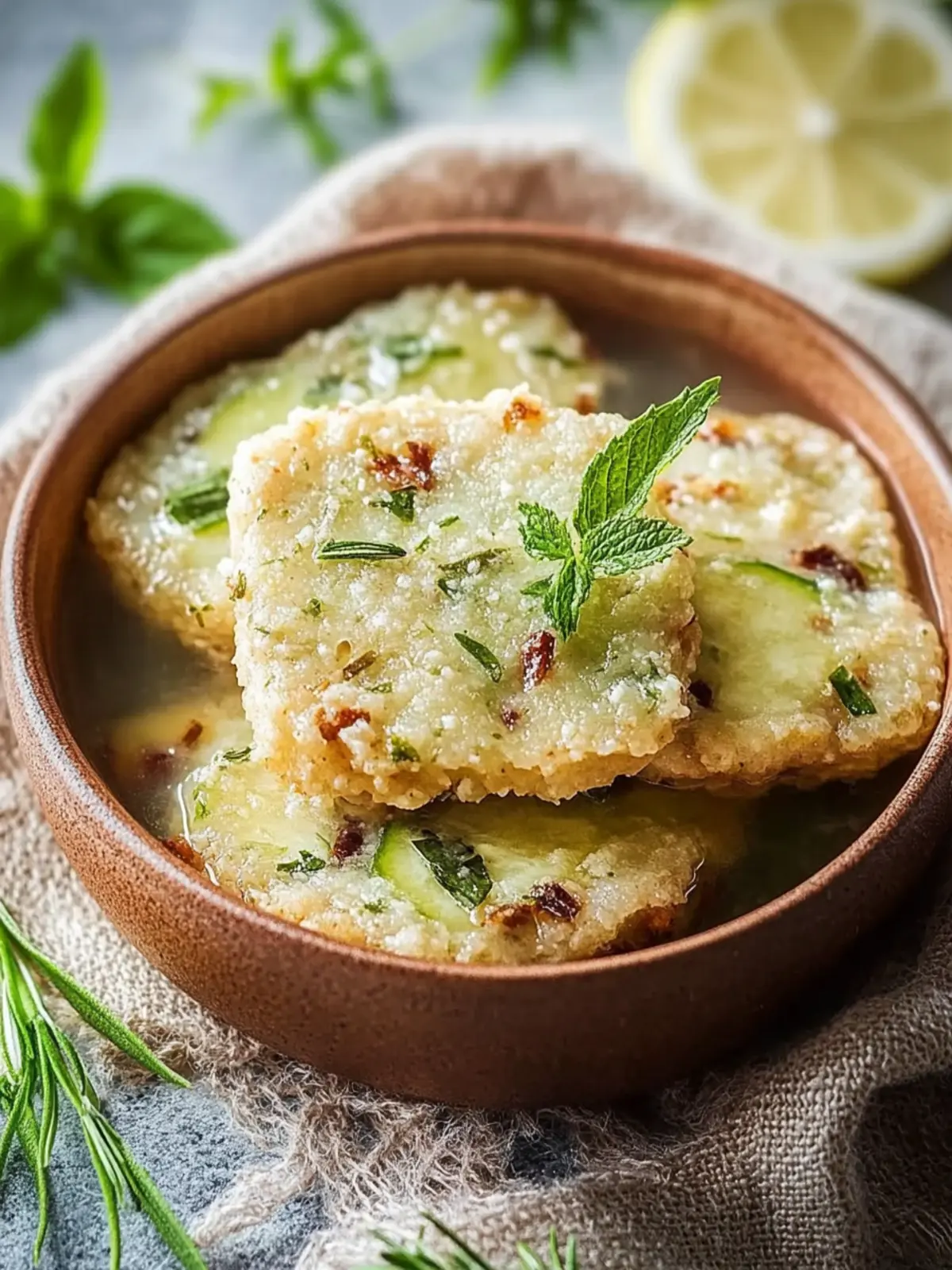 Pikante Zwiebelplätzchen