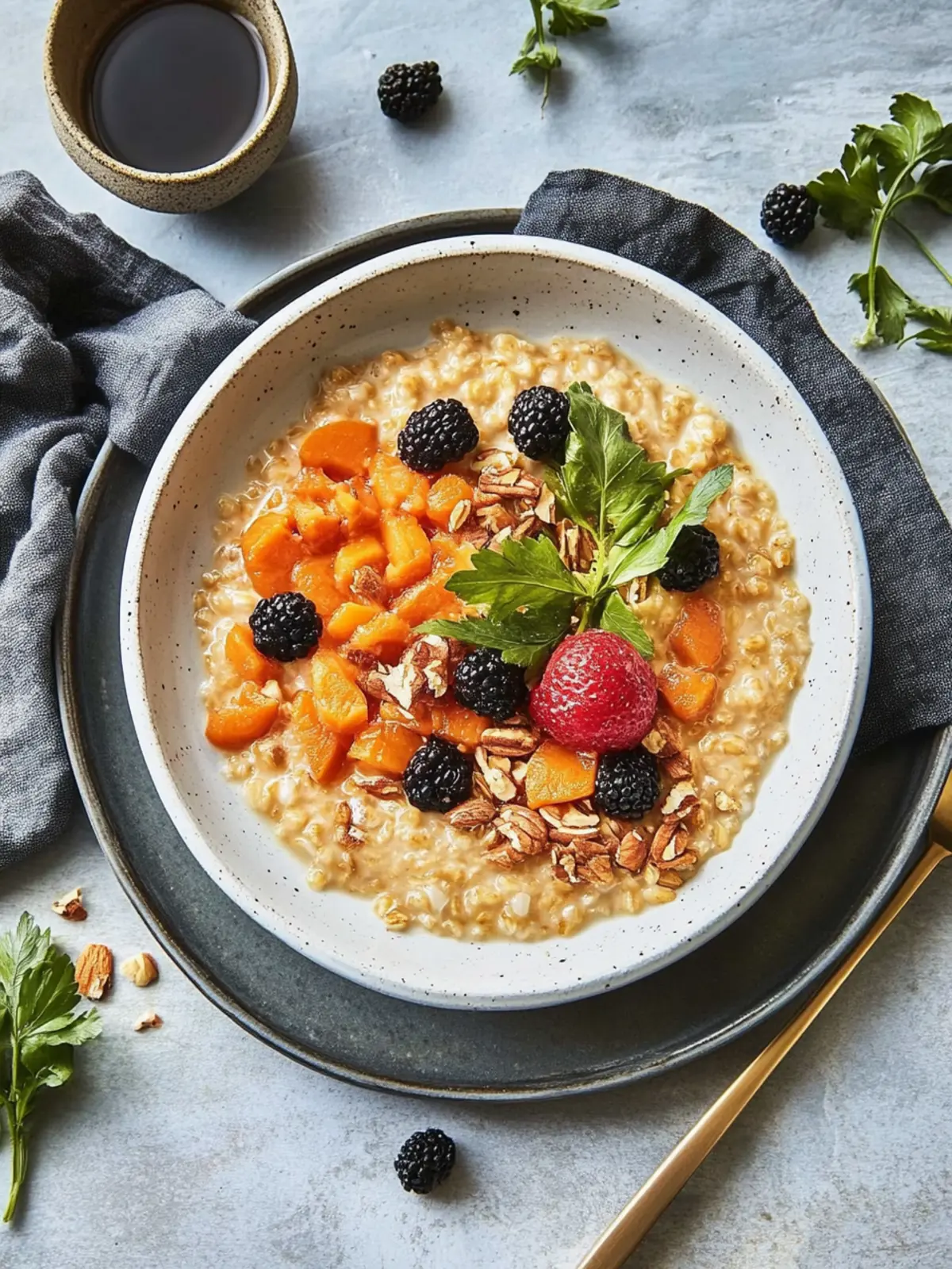 Karottenkuchen-Porridge